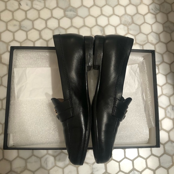 Chanel Size 36 Authentic Black Loafers Gently Used CC Mocassin Loafers - Picture 9 of 13